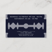 Carte de fidélité de forme Razor  (Dos)