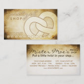 carte de fidélité de la boutique de bretzel (Devant / Derrière)