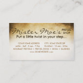 carte de fidélité de la boutique de bretzel (Dos)