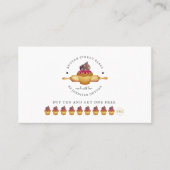 Carte de fidélité de la broche à rouleaux de cupca (Devant)