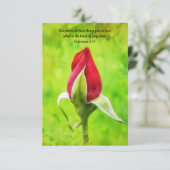 Carte de fidélité de l'Art de la Fleur de Rose Rou (Debout devant)