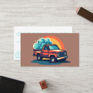 carte de fidélité de lavage auto