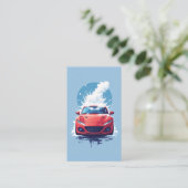 carte de fidélité de lavage auto (Debout devant)