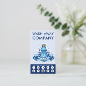 Carte de fidélité de lavage Punch (Debout devant)