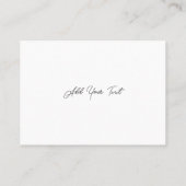 Carte de fidélité de l'esprit magique de Noël (Dos)