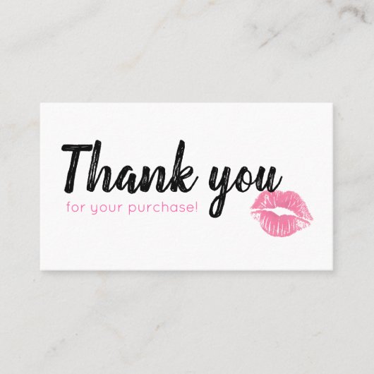 Carte de fidélité de Lippies d'aquarelle (Devant)