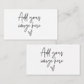 Carte de fidélité de marque du logo du Carte de vi (Devant / Derrière)