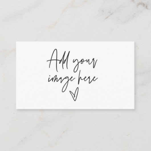 Carte de fidélité de marque du logo du Carte de vi (Devant)