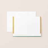 Carte de fidélité de réponse RSVP de mariage (Derrière avec enveloppe)