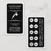 carte de fidélité de TATOUAGE de mod (Devant / Derrière)