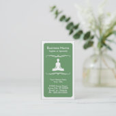 carte de fidélité de yoga de mod (Debout devant)