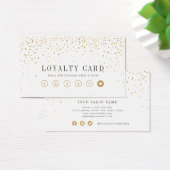 Carte de fidélité d'entreprise parties scintillant (Bureau)