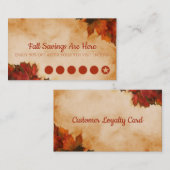 Carte de fidélité des clients pour économies de ch (Devant / Derrière)