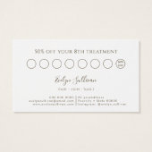 Carte de fidélité des marguerites (Dos)