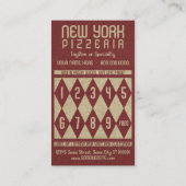 carte de fidélité diamants pizzeria (Dos)