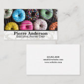 Carte De Fidélité Donuts assortés | Boutique de pâtisserie (Devant / Derrière)