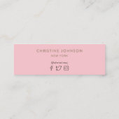 carte de fidélité dorée bee rose (Dos)