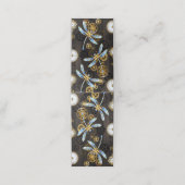 Carte De Fidélité Dragonflies de Steampunk sur arrière - plan rayé b (Extérieur déplié)