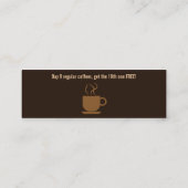 carte de fidélité du café (Dos)