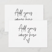 Carte de fidélité du Carte de visite d'emballage M (Devant / Derrière)