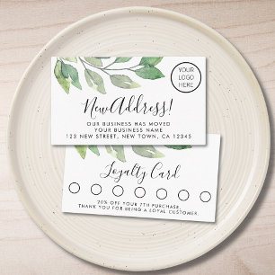 Carte de fidélité du client Logo