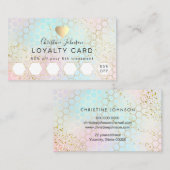 carte de fidélité du logo du coeur (Devant / Derrière)