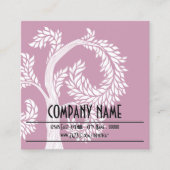 carte de fidélité du tampon d'arbre (Devant)