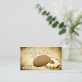 carte de fidélité d'un magasin de bagel (Debout devant)