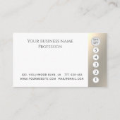 Carte De Fidélité Elégant lashes de luxe maquillage yeux (Dos)