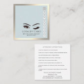 Carte De Fidélité Élégant lave-linge de luxe maquillage (Devant / Derrière)