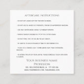 Carte De Fidélité Élégant lave-linge de luxe maquillage (Dos)