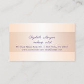 Carte De Fidélité Élégant Moderne, Rayé, Macarons (Dos)