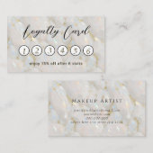 Carte De Fidélité Élégant Opal Gemstone unique (Devant / Derrière)