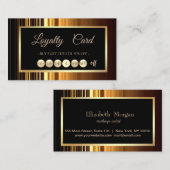 Carte de fidélité Élégante et moderne (Devant / Derrière)