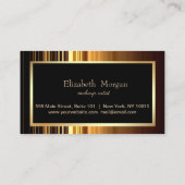 Carte de fidélité Élégante et moderne (Dos)