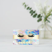 Carte De Fidélité Élégante Parties scintillant Faux Lashes Opal (Debout devant)