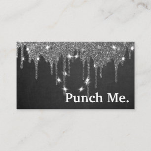 Carte de fidélité en tableau noir minimaliste mode