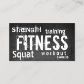 Carte De Fidélité Entraîneur de conditionnement physique Professiona (Devant)