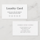 Carte De Fidélité Entreprise d'apiculture simple   (Devant / Derrière)