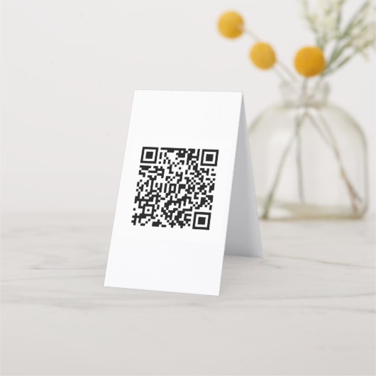 Carte De Fidélité Entreprise de code QR personnalisé  (Devant)
