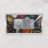 Carte De Fidélité Épices | Couteau métallique (Dos)