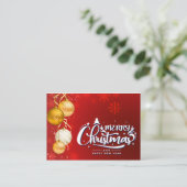 Carte De Fidélité Esprit de Noël magique (Debout devant)