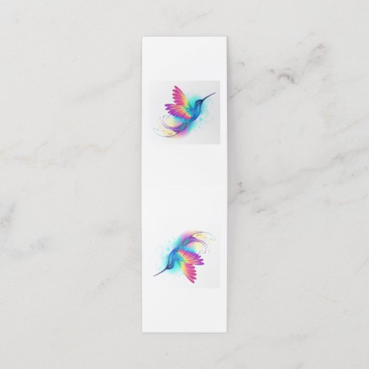 Carte De Fidélité Exotic Rainbow Hummingbird (Extérieur déplié)