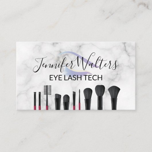 Carte de fidélité Eye Lash et Brosse (Devant)