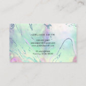 carte de fidélité FAUX effet holographique vert fl (Dos)