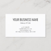 Carte de fidélité Faux Gold Mascara (Dos)