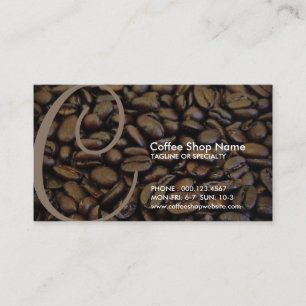 Carte De Fidélité fèves de café initial aériennes OBTENEZ UN GRATUIT