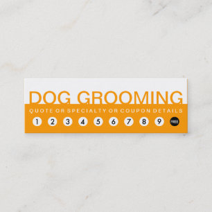 Carte De Fidélité fidélisation audacieuse des clients de GROOMING D