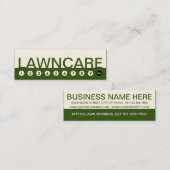 Carte De Fidélité fidélisation audacieuse du client LAWNCARE (Devant / Derrière)