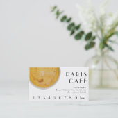 Carte De Fidélité Fidélité/carte perforée de boissons de café de (Debout devant)